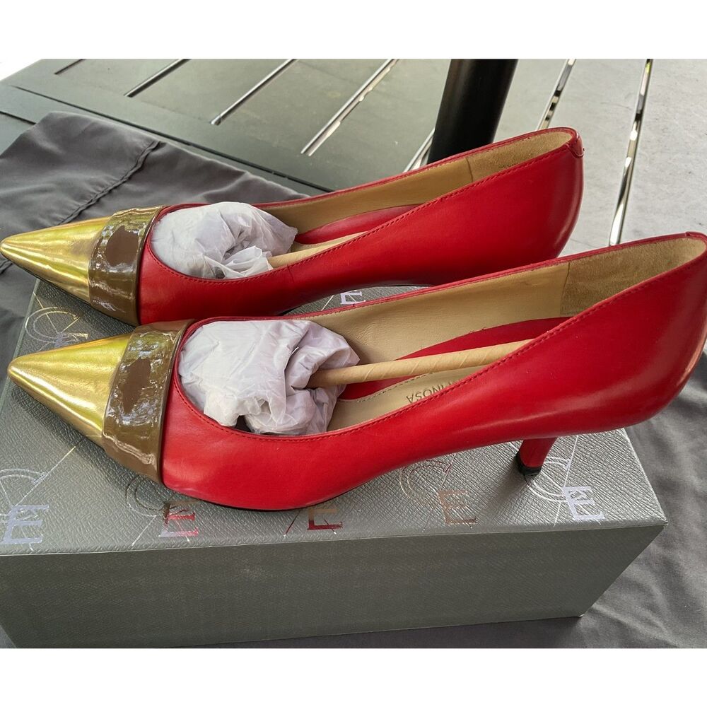 Carolinna Espinosa Leather Pumps - Picture 3 of 10